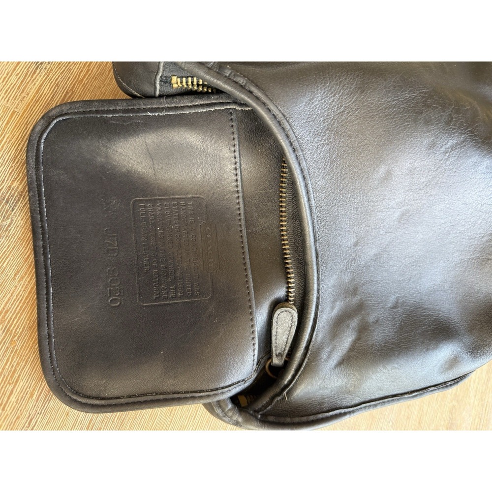 Coach 9020 vintage black leather mini ergo bag‎ USA VTG Y2K Classic - Picture 9 of 12